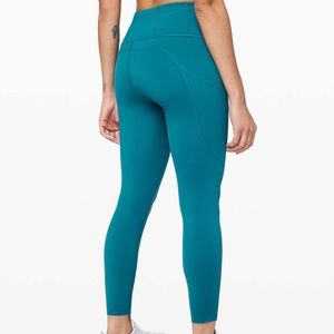 Lululemon Fast and Free Tight II 25" *Non-Reflective Nulux Size 4 in Cyprus